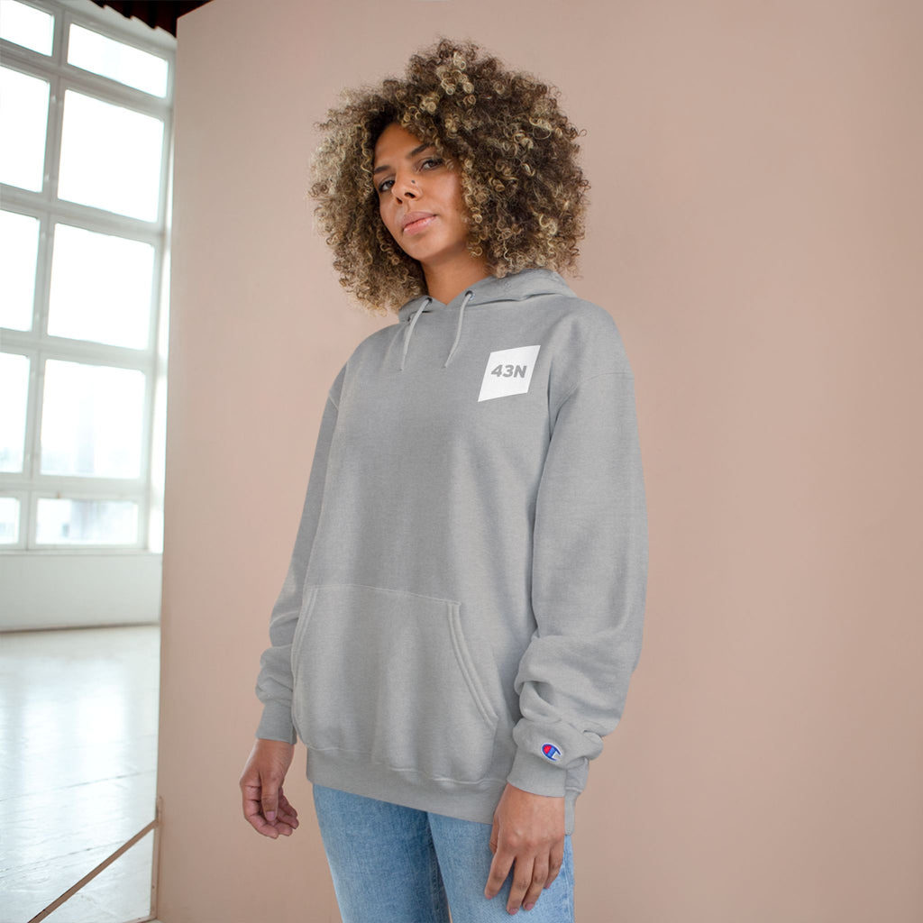 43N Hoodie — Apex Logo White