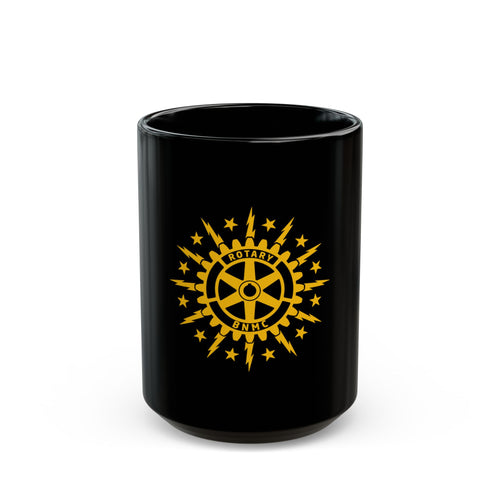 BNMC Rotary Club Black Coffee Mug — 11oz & 15oz