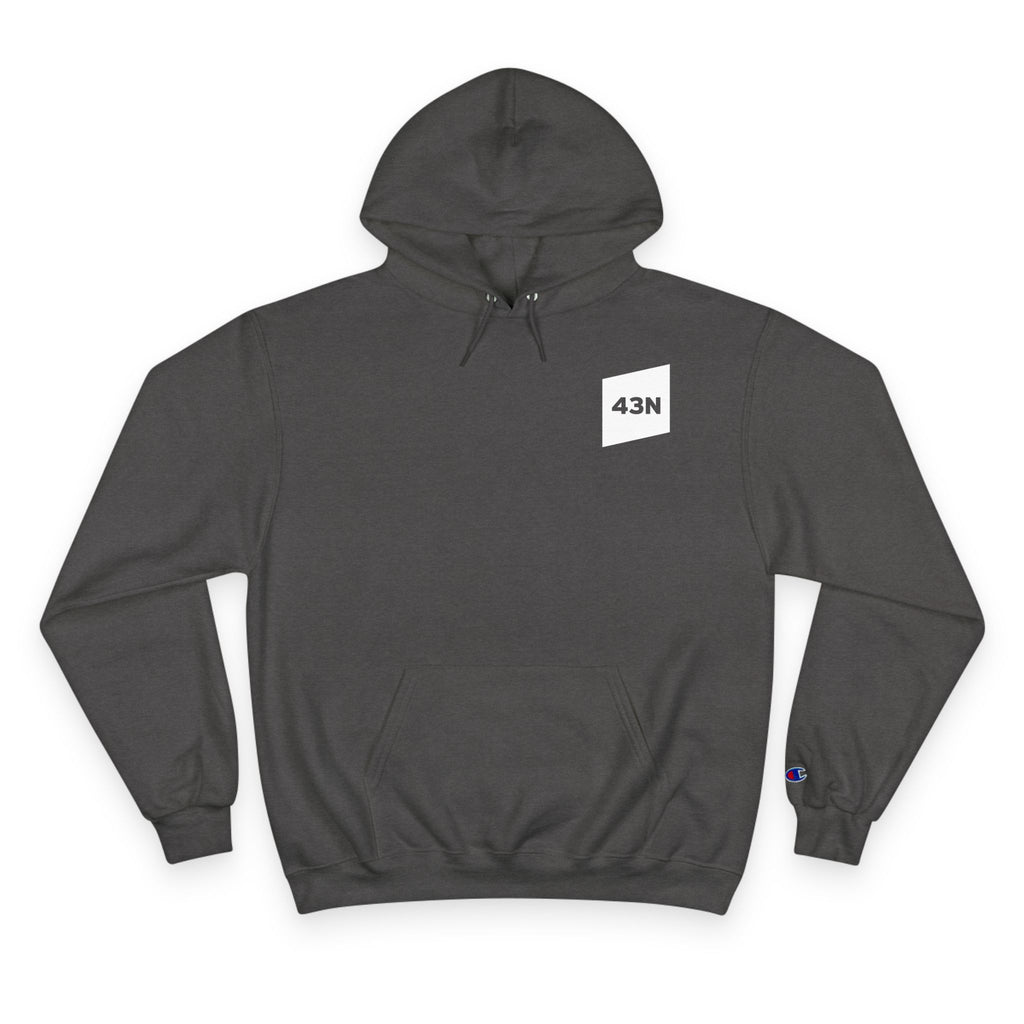 43N Hoodie — Apex Logo White