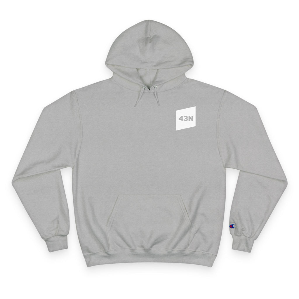 43N Hoodie — Apex Logo White