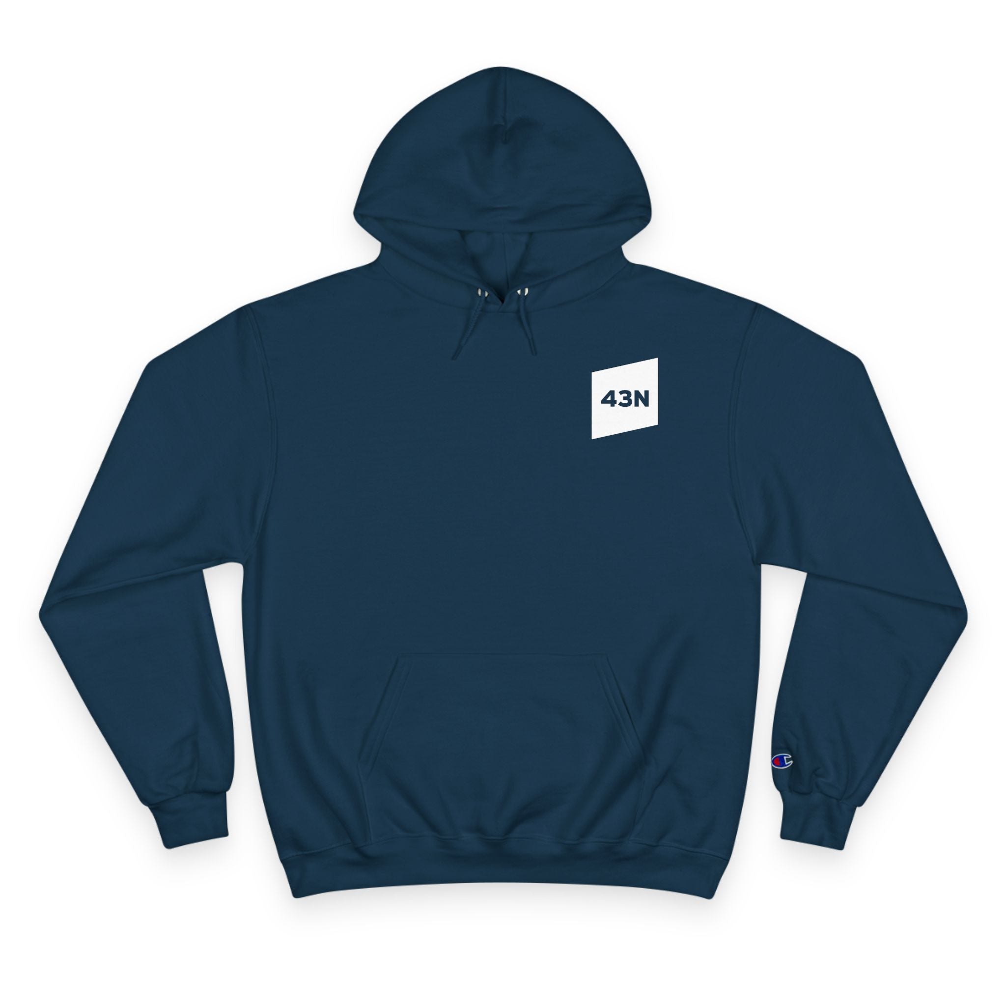 43N Hoodie — Apex Logo White