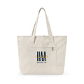 Canvas Zipper Tote with Logo 2