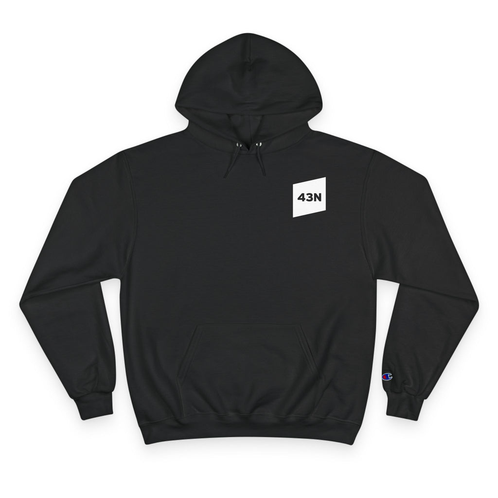 43N Hoodie — Apex Logo White