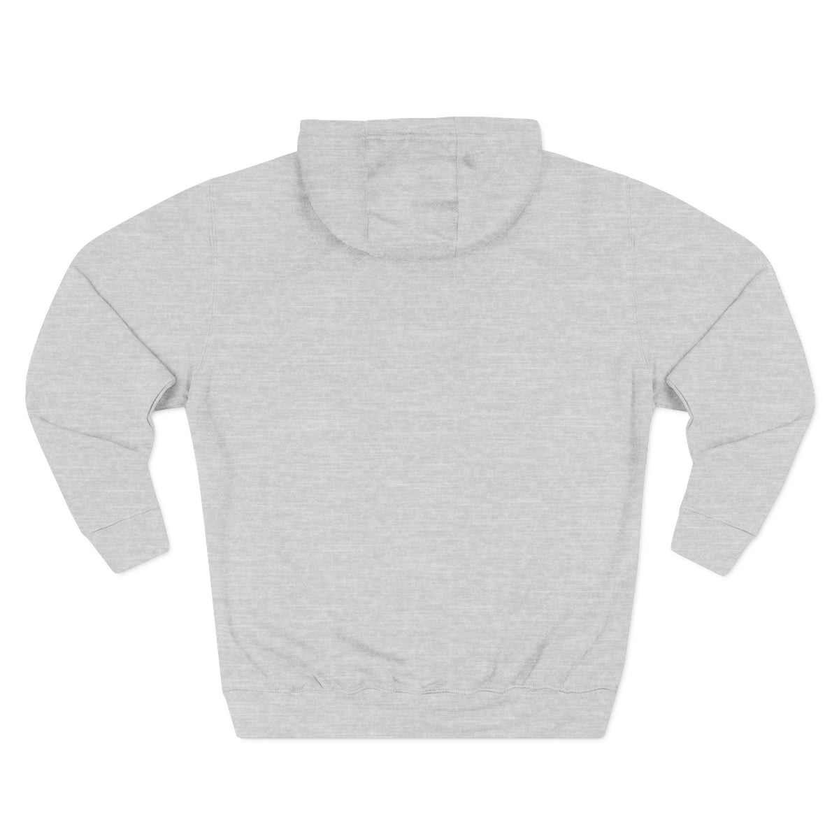 Fleece Hoodie - White/Grey - Embroidered HAA Logo