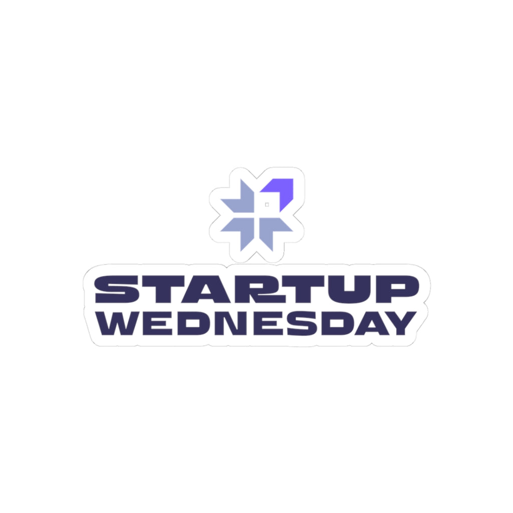 Startup Wednesday Kiss-Cut Sticker