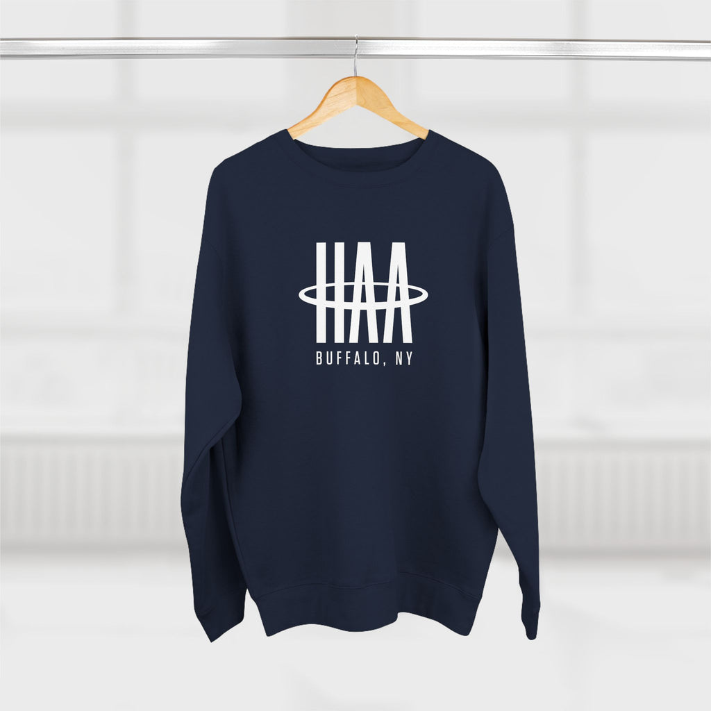 Crewneck Sweatshirt - Navy - HAA Logo