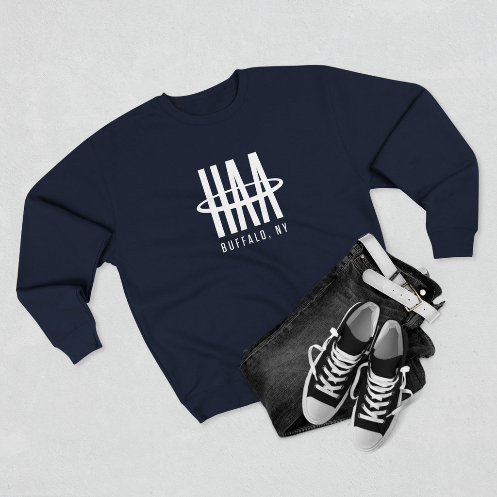 Crewneck Sweatshirt - Navy - HAA Logo