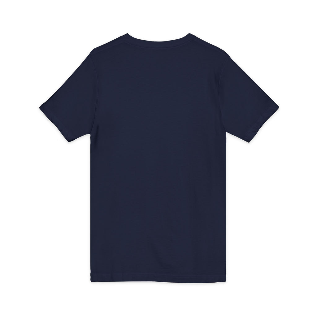 V-Neck Tee - Black/Navy - Logo 2