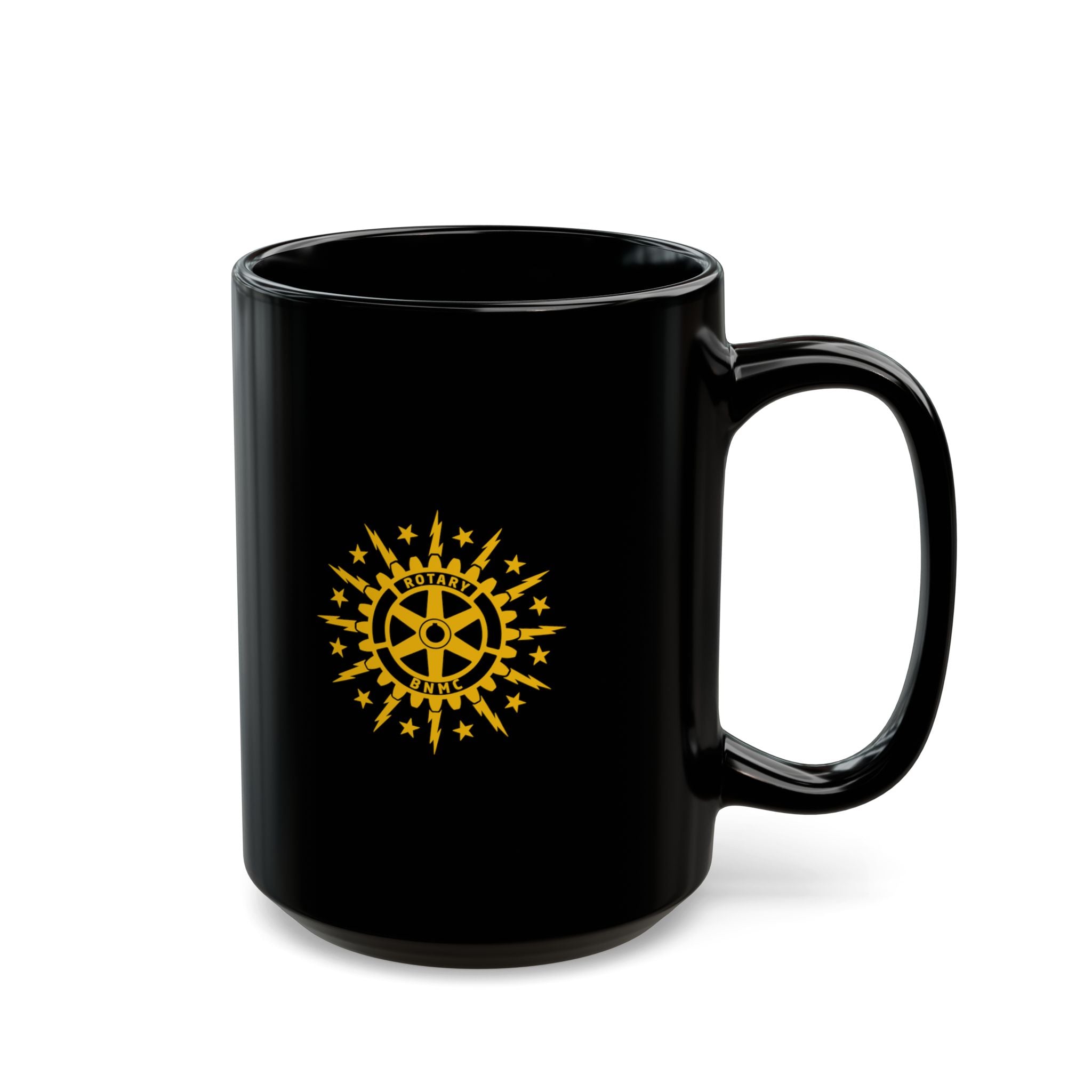 BNMC Rotary Club Black Coffee Mug — 11oz & 15oz