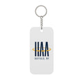 Keychain Charm — Double-Sided Personalized Bag Tag - White - Logo 2