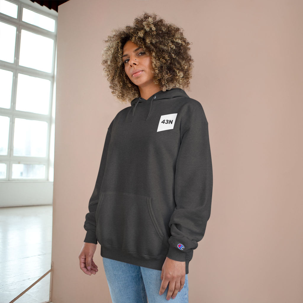 43N Hoodie — Apex Logo White