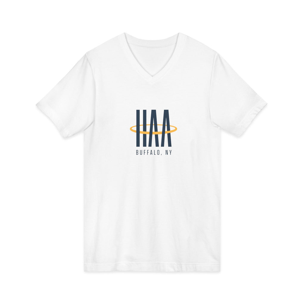 V-Neck Tee - White Logo 2