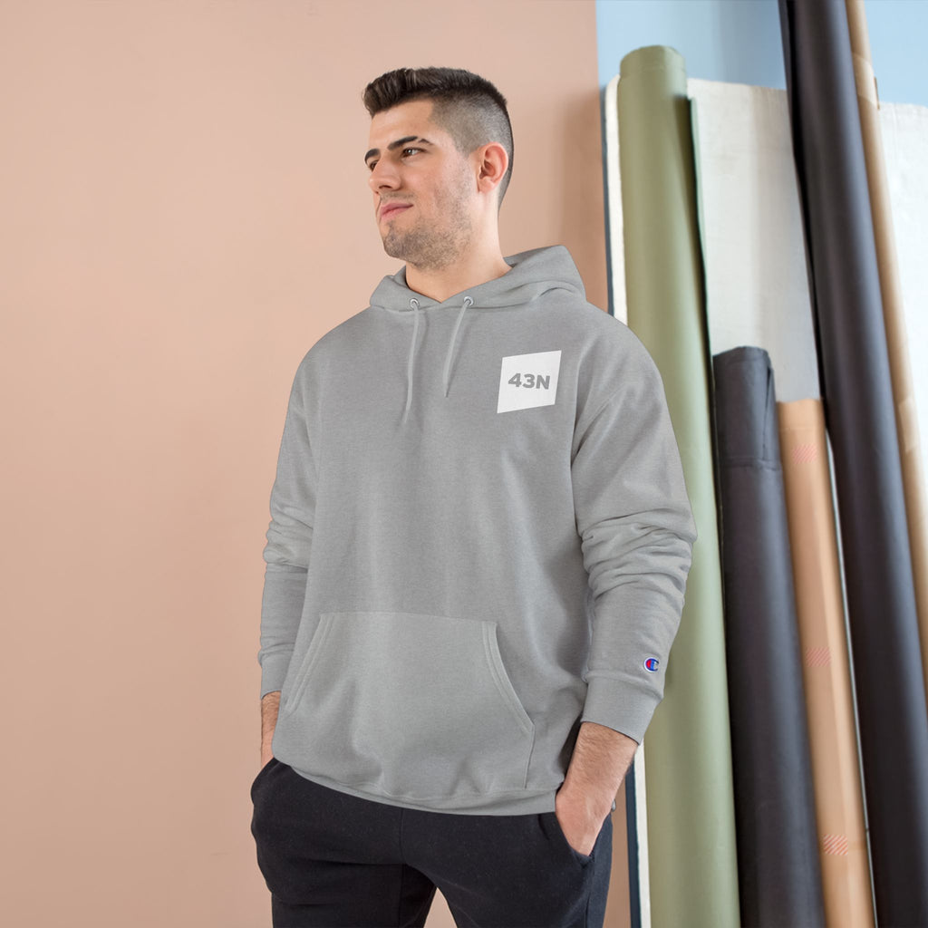 43N Hoodie — Apex Logo White