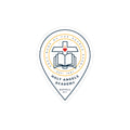 Holy Angels Academy Kiss-Cut Sticker — White
