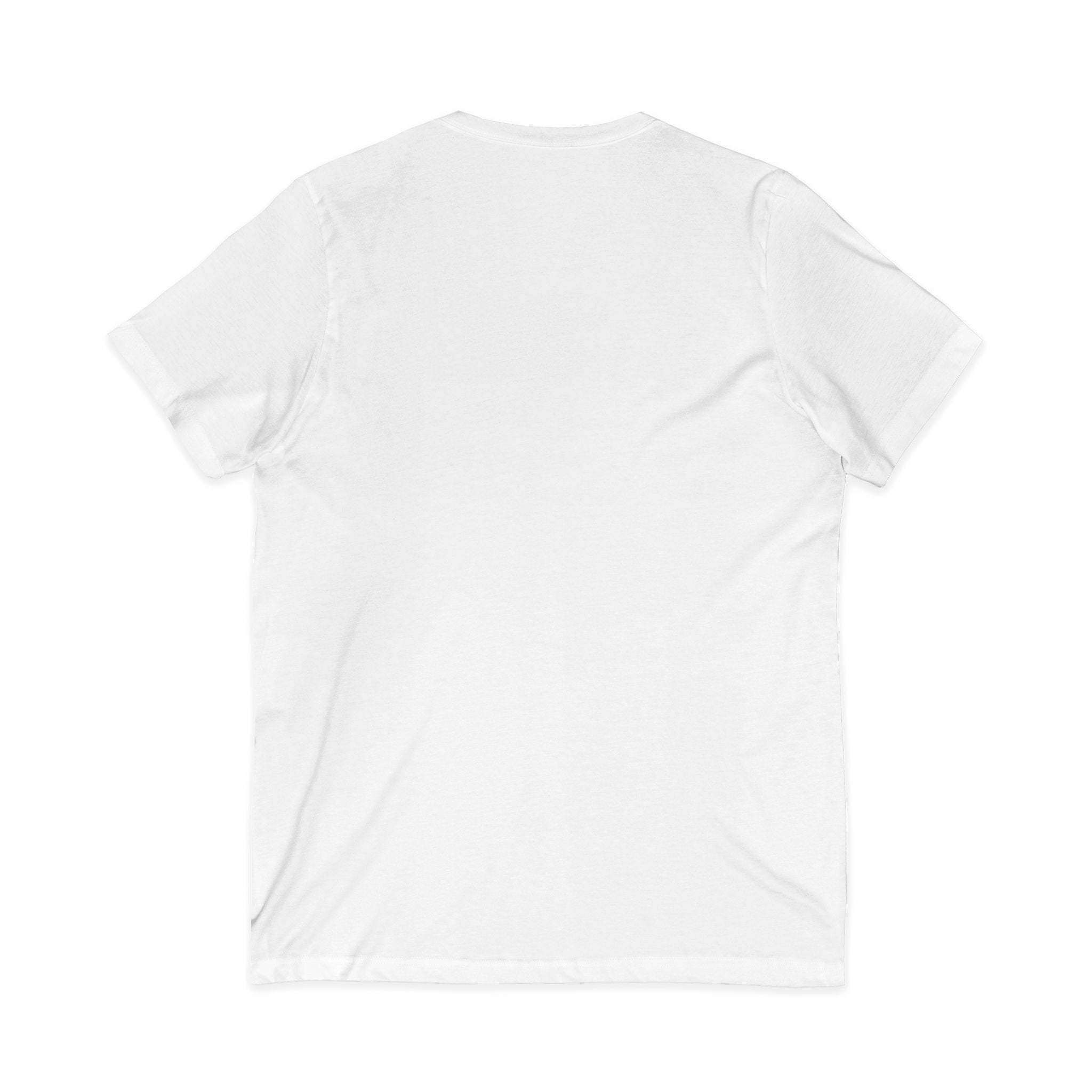 V-Neck Tee - White Logo 2