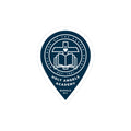 Holy Angels Academy Kiss-Cut Sticker — Navy