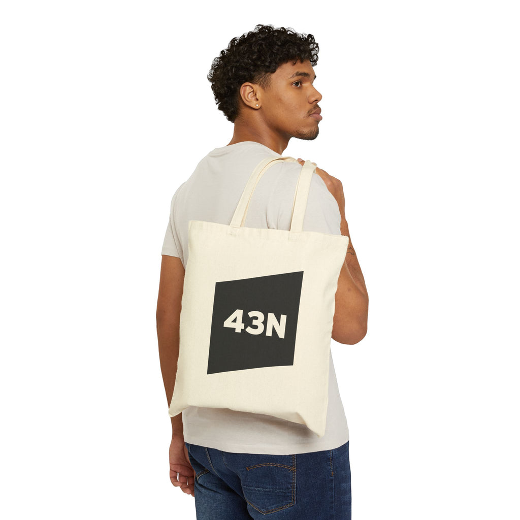 Copy of 43N Cotton Canvas Tote Bag — Apex Logo Black