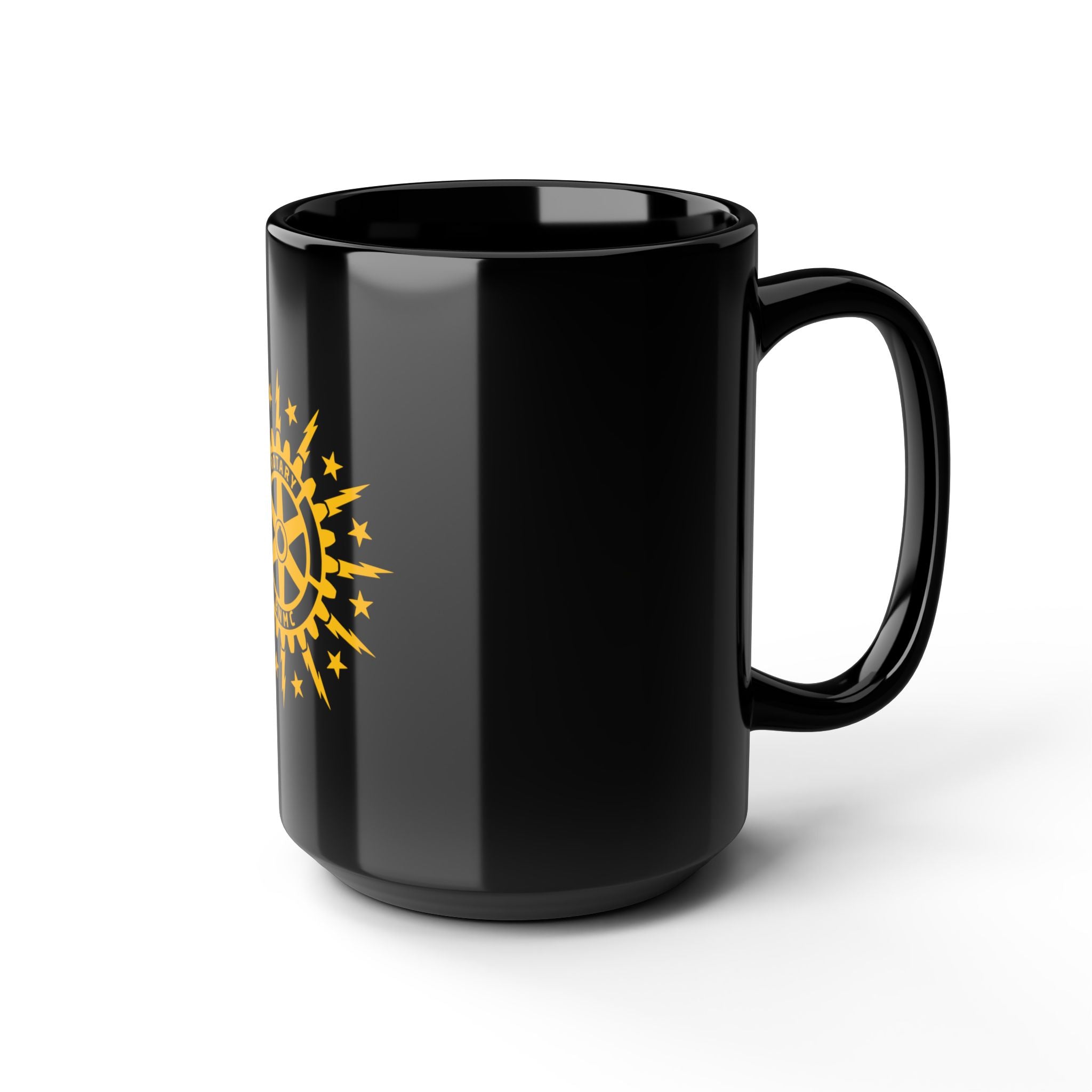 BNMC Rotary Club Black Coffee Mug — 11oz & 15oz