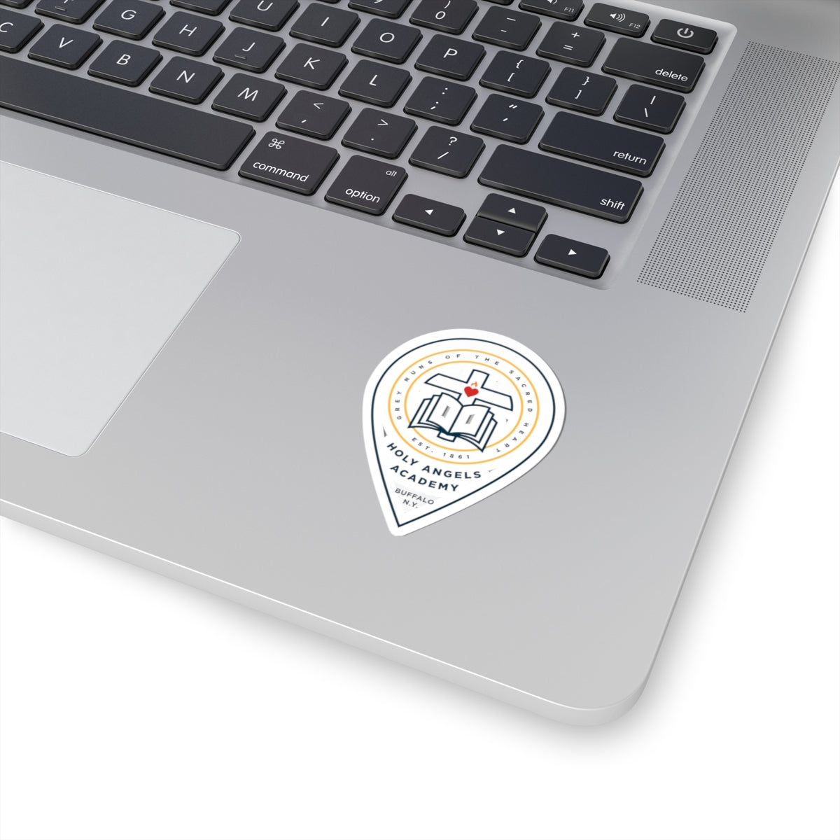 Holy Angels Academy Kiss-Cut Sticker — White