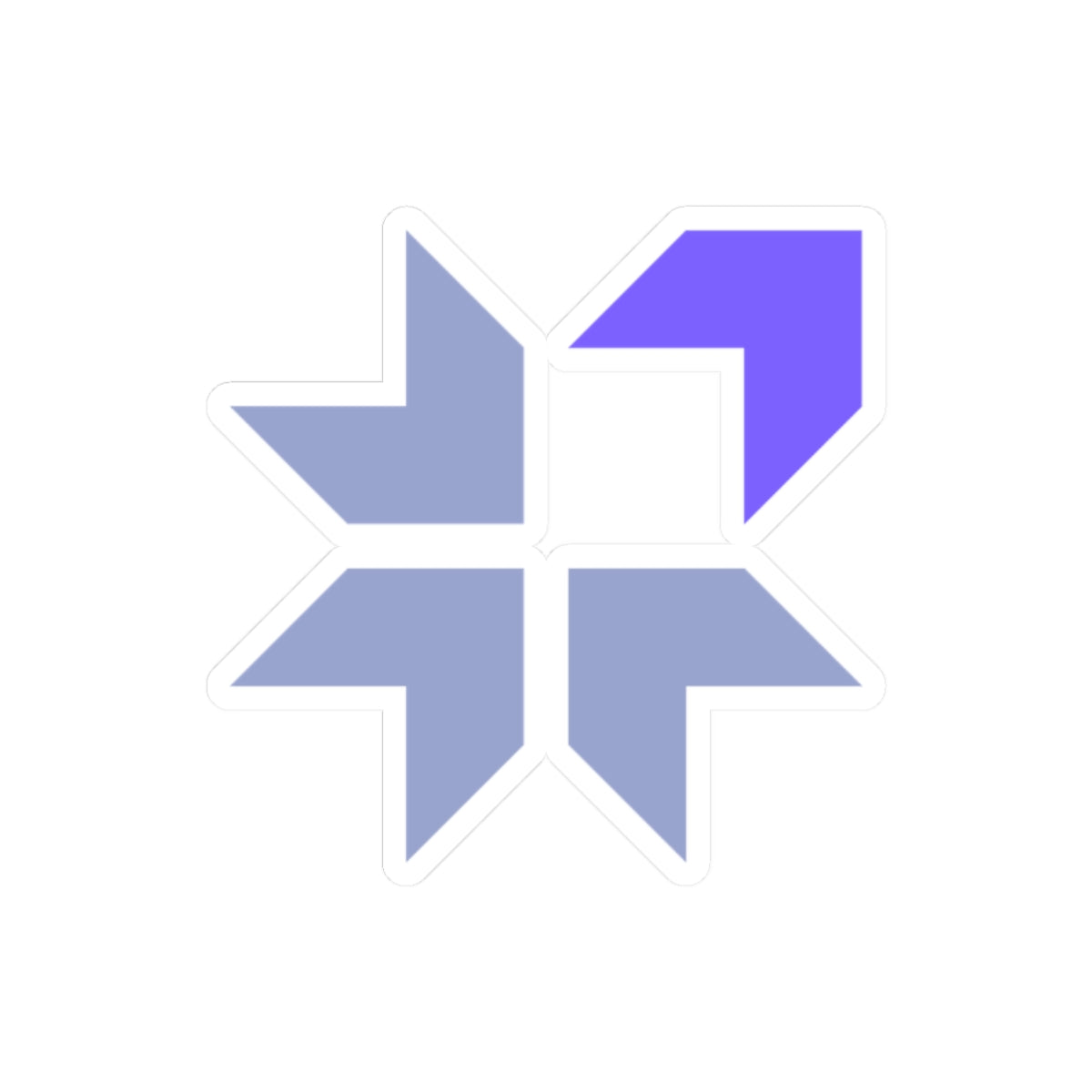 Startup Wednesday Icon Kiss-Cut Sticker