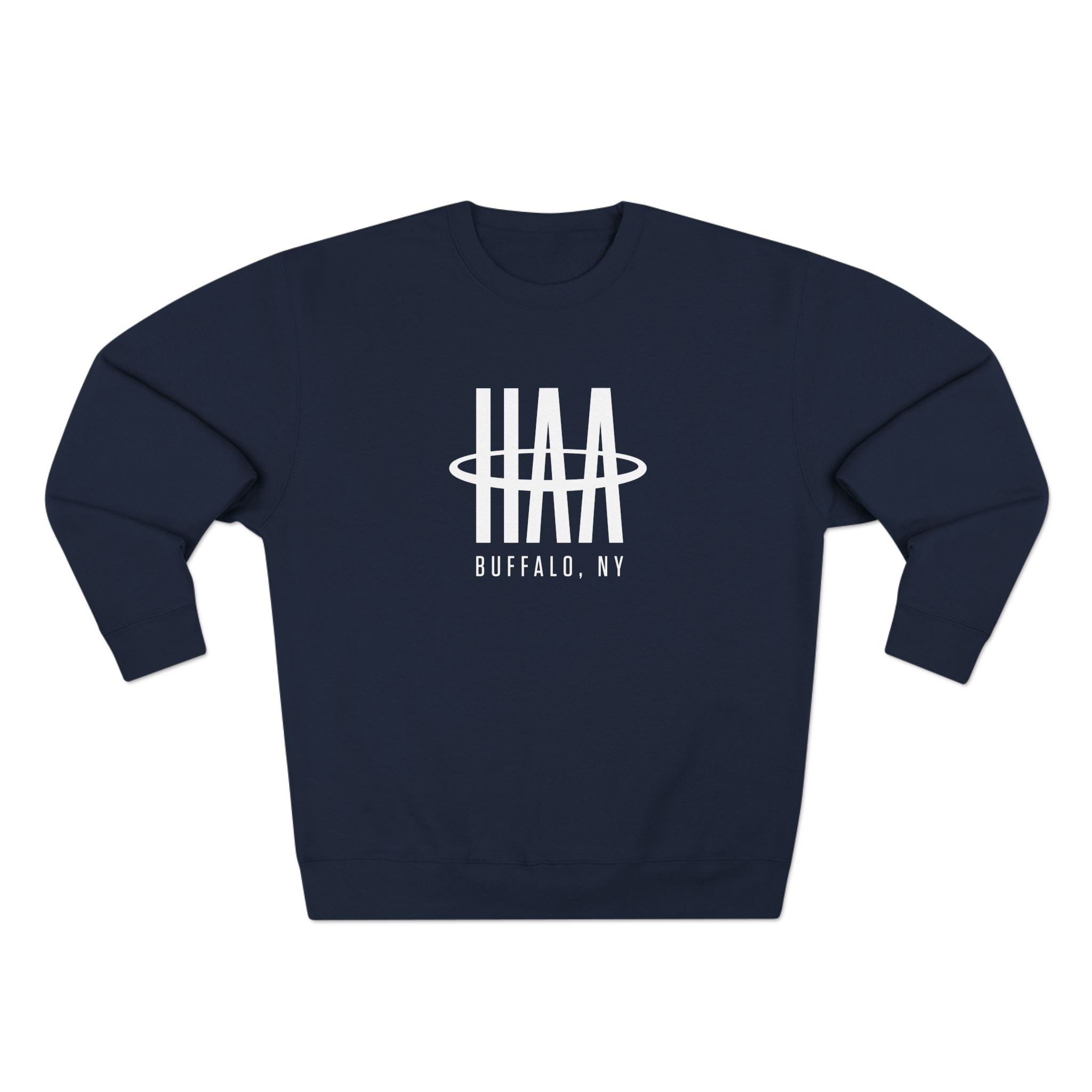 Crewneck Sweatshirt - Navy - HAA Logo