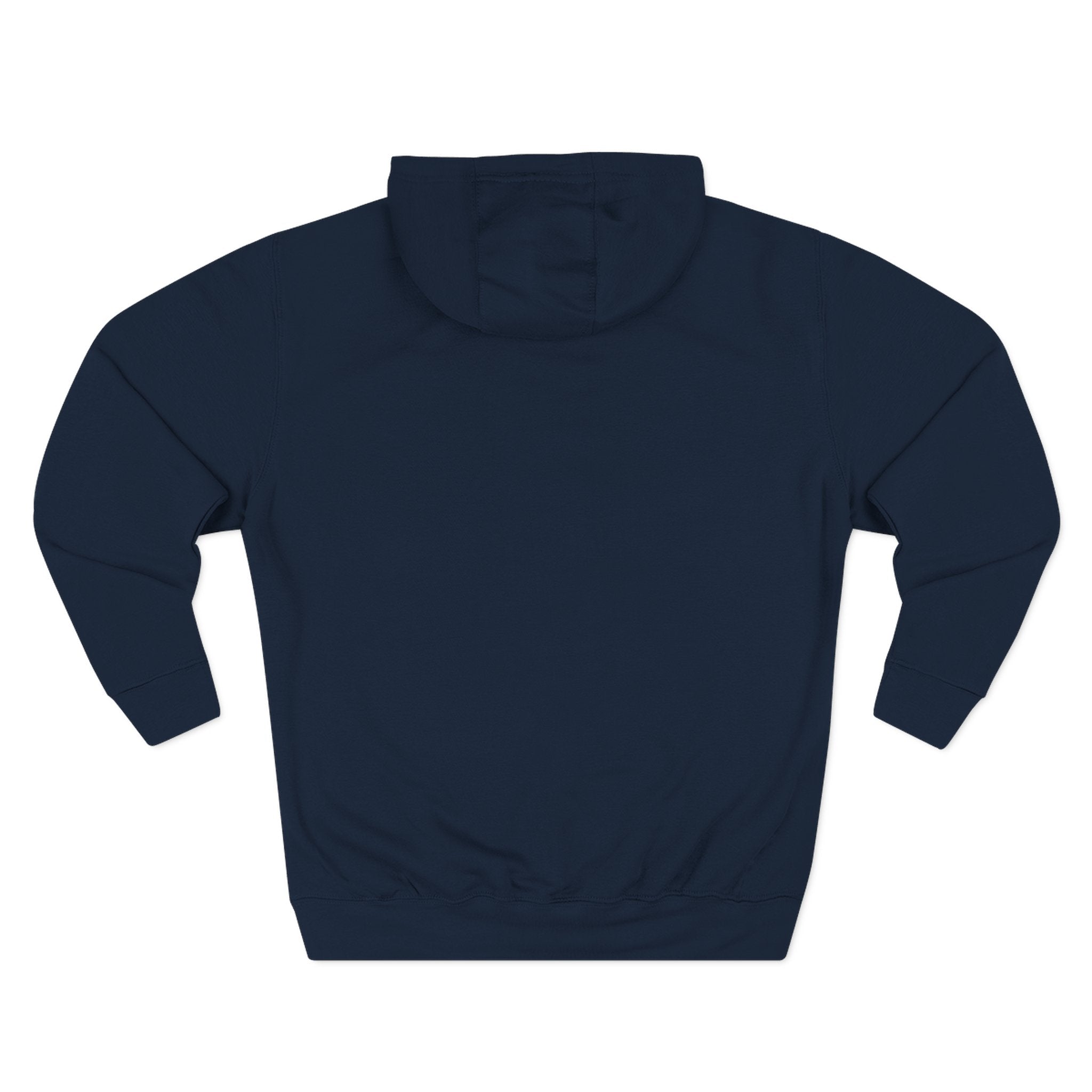 Fleece Hoodie - Navy - Embroidered Logo