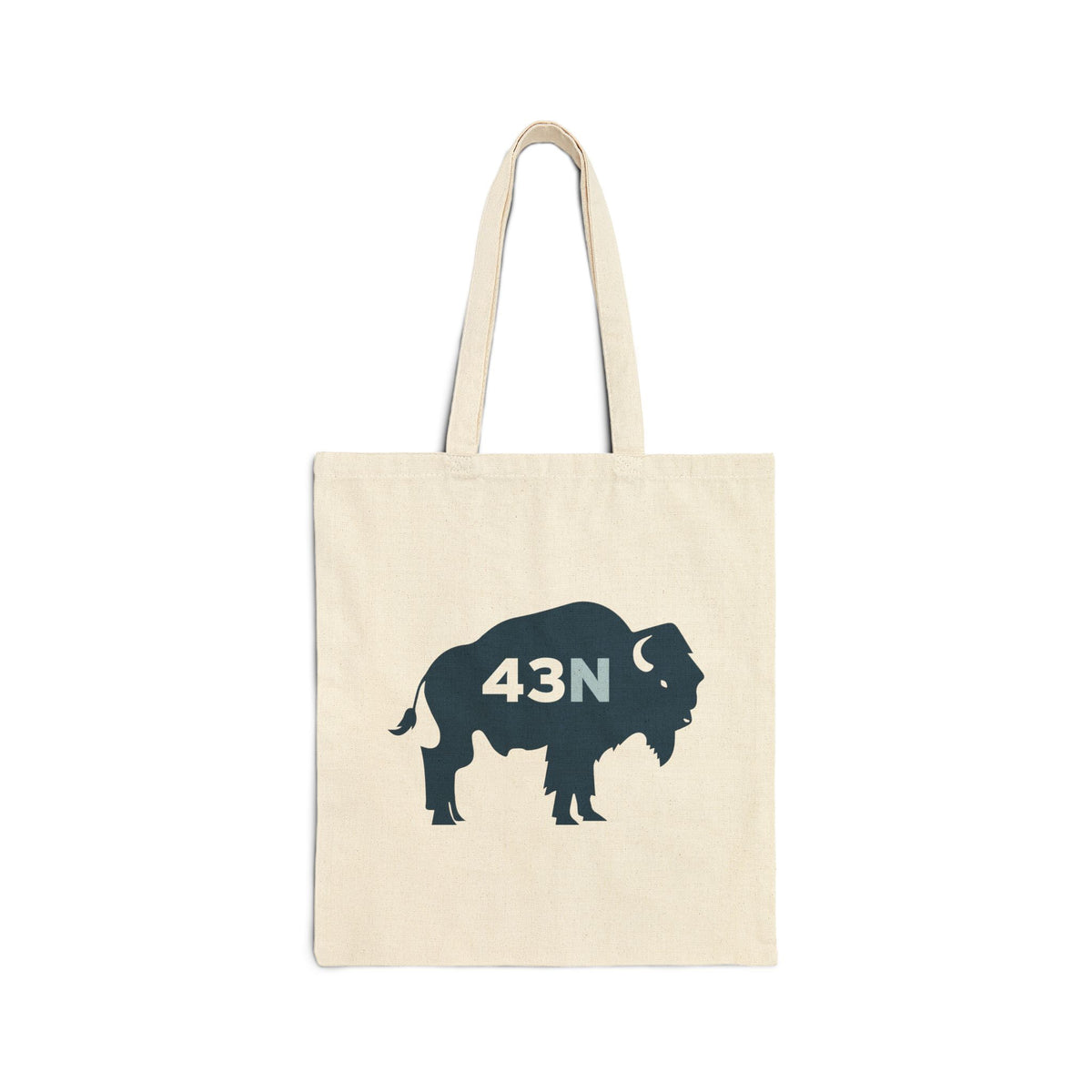 43N Cotton Canvas Tote Bag — Buffalo Logo