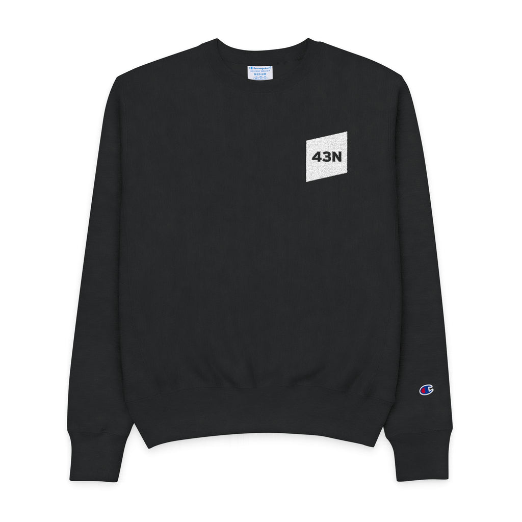 43N Crewneck Sweatshirt — Apex Logo White