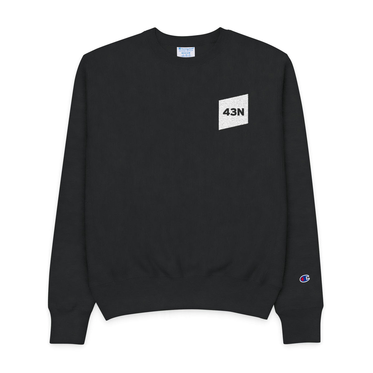 43N Crewneck Sweatshirt — Apex Logo White