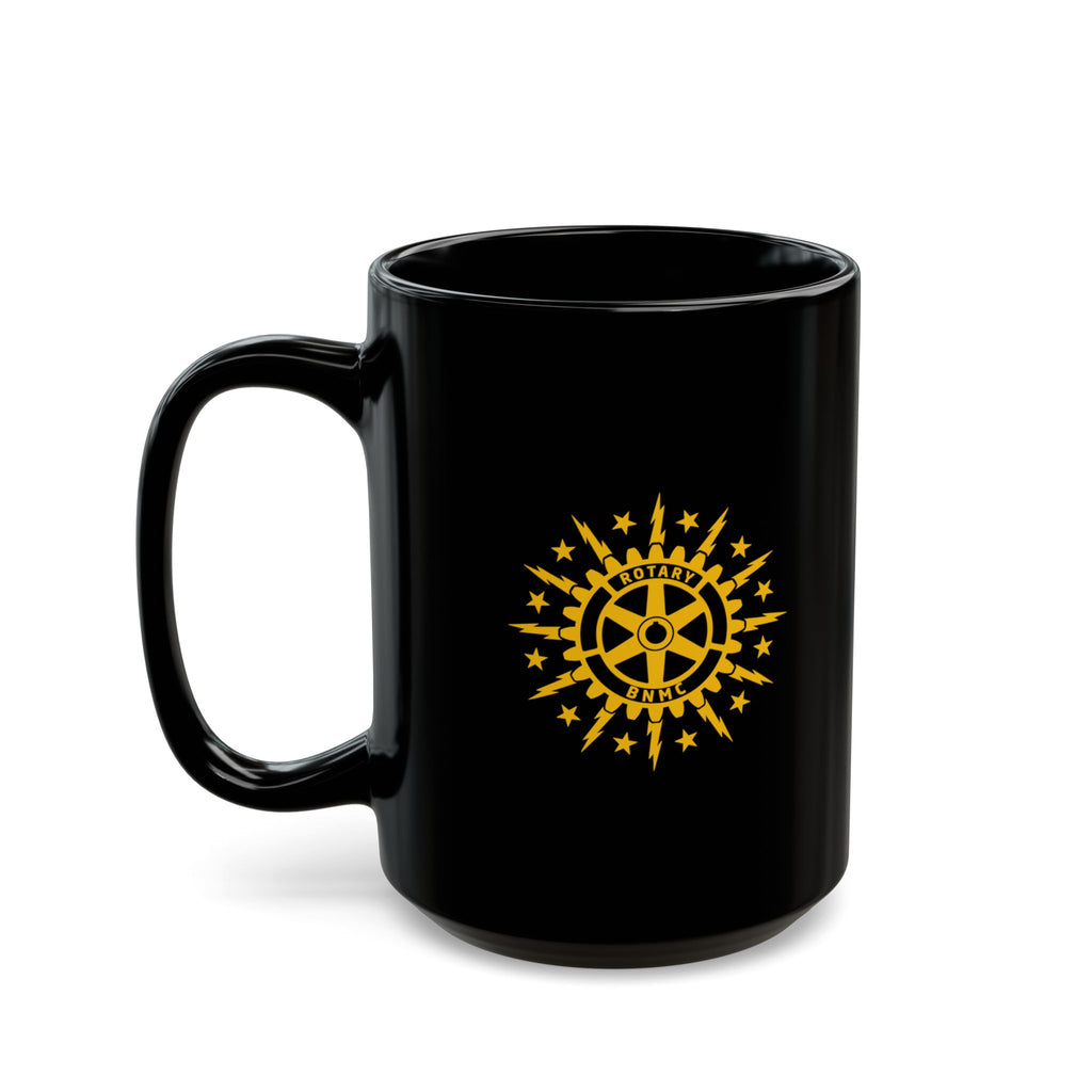 BNMC Rotary Club Black Coffee Mug — 11oz & 15oz