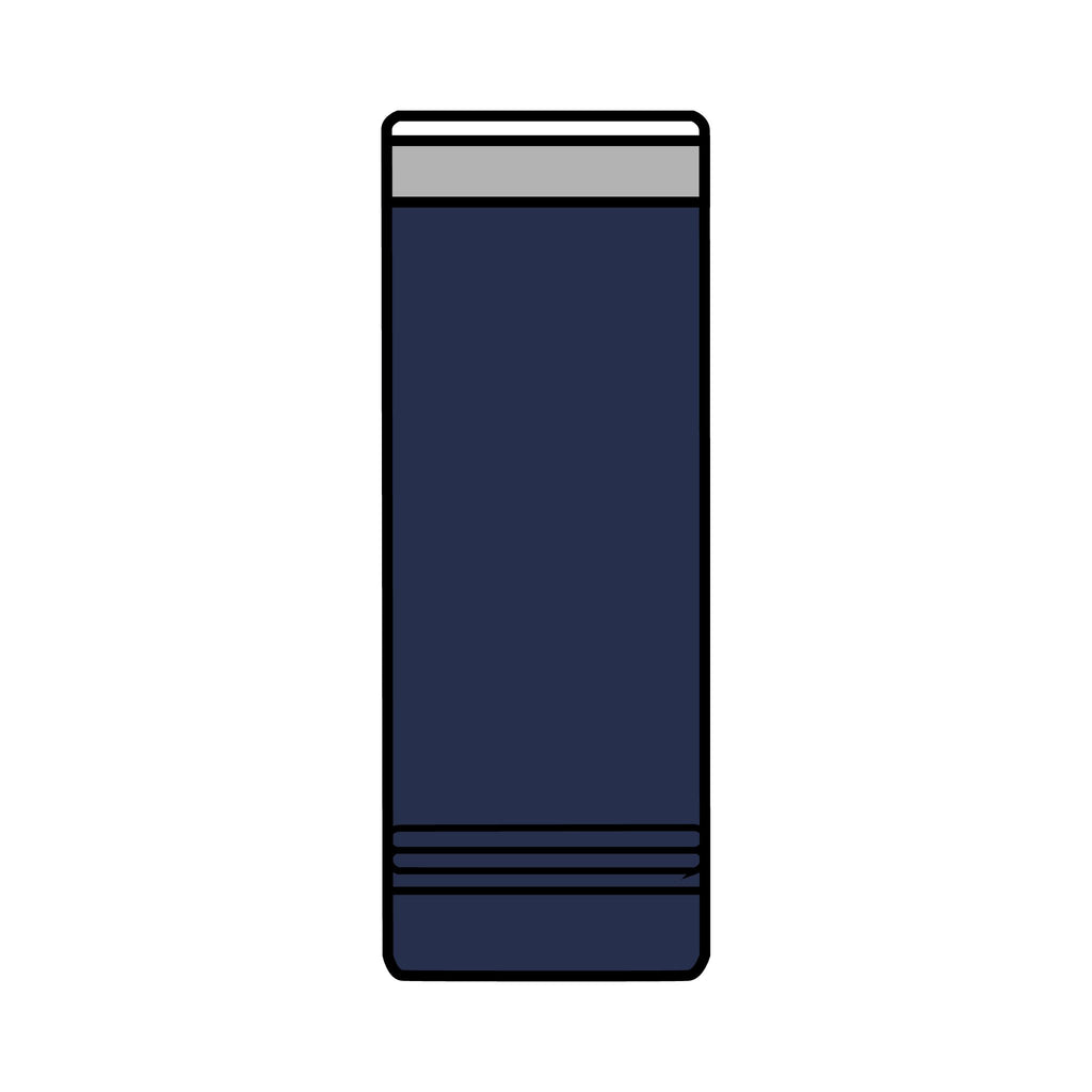 22oz Skinny Tumbler — Navy Travel Mug - HAA Logo
