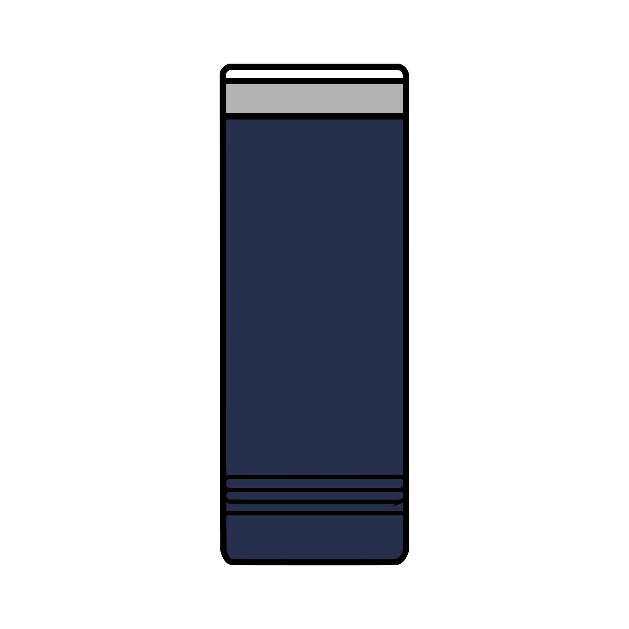 22oz Skinny Tumbler — Navy Travel Mug - HAA Logo